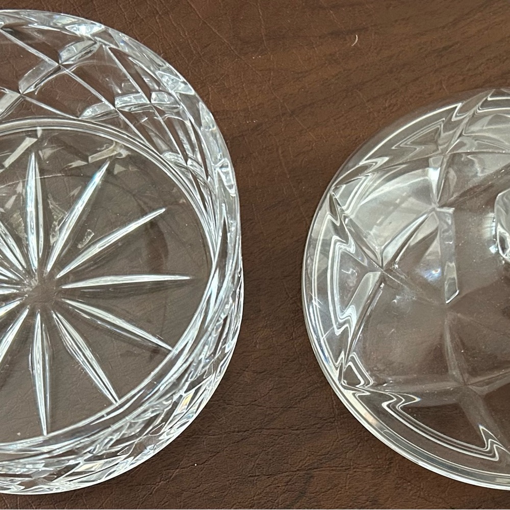 Bohemian Vintage Heavy Cut Crystal Candy Dish. Make An Offer!! - Picture 3 of 5